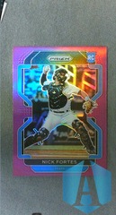 2022 Panini Prizm Tier II Purple Prizm #172 Nick Fortes RC Marlins